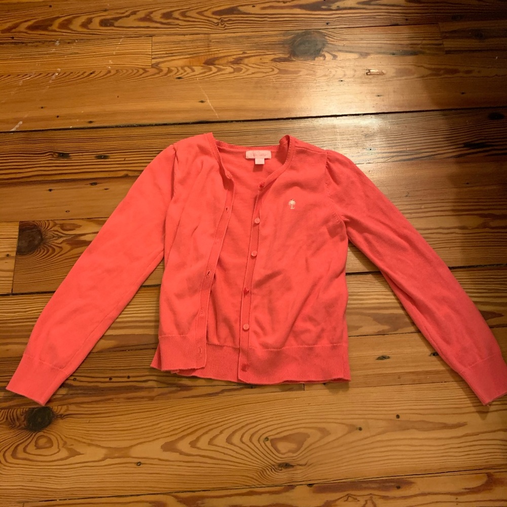 Lily Pulitzer pink cardigan